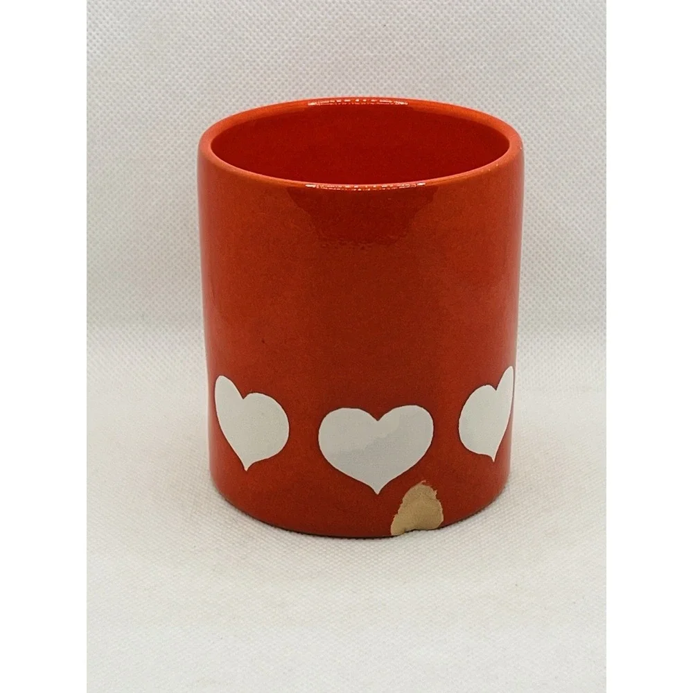 Waechtersbach West‎ German Vintage Red Hearts Canister